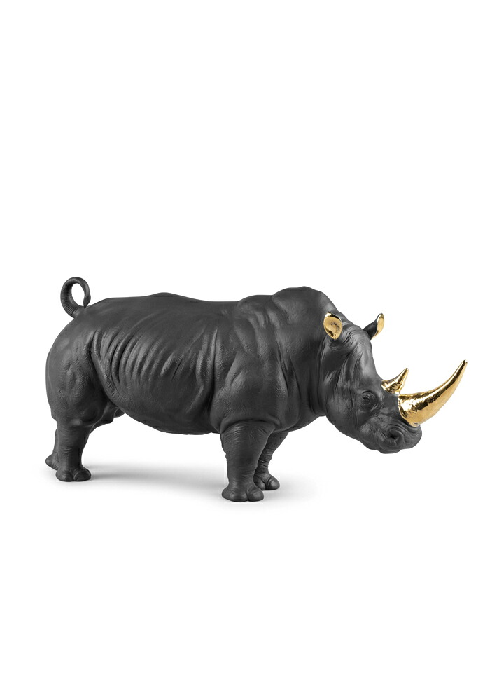 サイ Bold Black Limited Edition LLADRO 【限定品】黒 リヤドロ 置物 オブジェ インテリア 人形 磁器 おしゃれ スペイン プレゼント 玄関 お祝い 新築 開業 癒し リビング 寝室 事務所 オフィス 【正規品】 01009595 90,750円