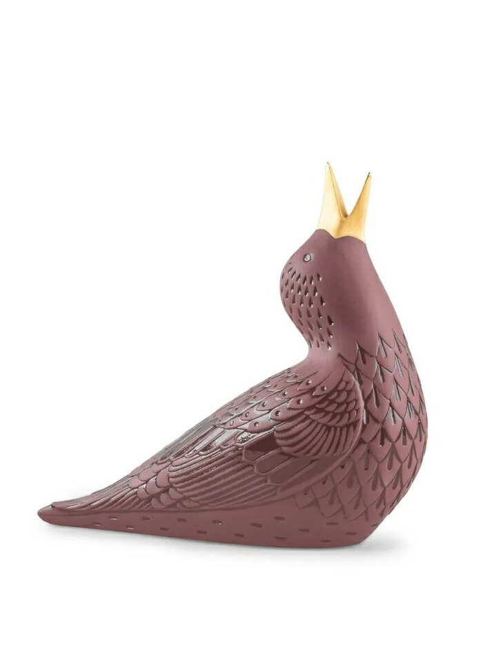 ムクドリ I Purple LLADRO リヤドロ 椋鳥 置物 オブジェ インテリア 人形 磁器 かわいい おしゃれ スペイン プレゼント 玄関 お祝い 新築 開業 癒し リビング 寝室 事務所 オフィス 【正規品】 01009678