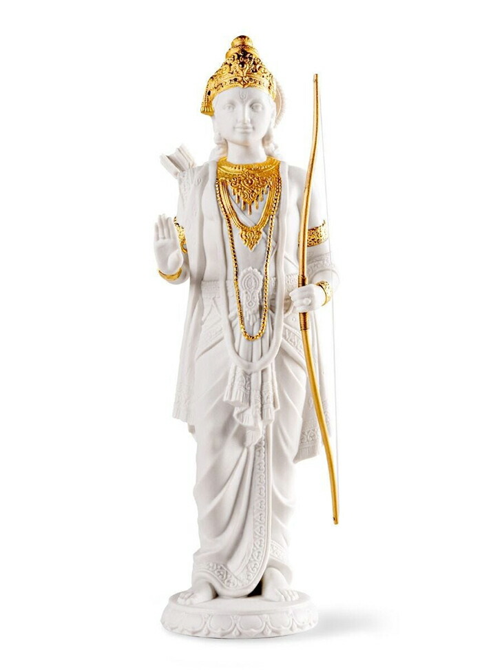 ラーマ王 Re-Deco LLADRO 【定まり品】 リヤドロ  ヒンドゥー教 フィギュリン ハイポーセリン 瀬戸もの あやつり人形 飾りつけ 室内装飾 入り口・入口 工作 祝い事 01009715