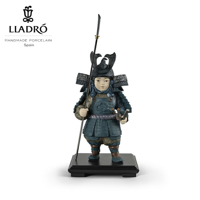 若武者 一番槍 コンパクト ポーセリン 新作 汚れにくい おしゃれ 五月人形 フィギュリン かわいい 兜 Blue Naby かっこいい 端午の節句