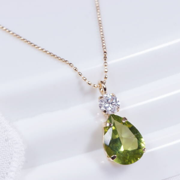 ペリドット1.15ct ダイヤ K18 ペンダント　ヘッドのみ 楽天市場】18金 ペリドット ペンダント ヘッド 18金ゴールド