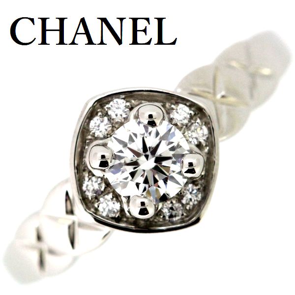 CHANEL プラチナ 3P ダイヤモンドリング CHANEL ココクラッシュ プラチナ ダイヤモンド マリッジリング