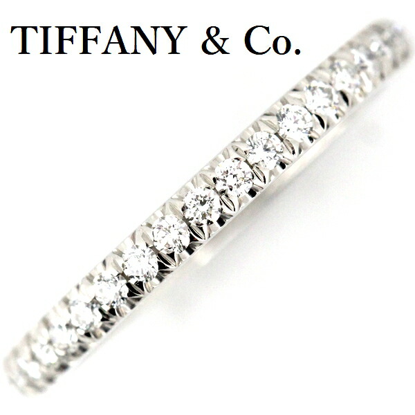 ティファニー ソレスト ダイヤモンド バンドリング 19P K18YG 5.5号 TIFFANY&Co. ティファニー ソレスト ダイヤモンド バンド リング 19P