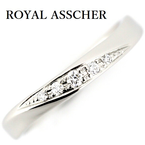 楽天市場】ロイヤルアッシャー WRB074 Pt950 ダイヤモンド0.03ct