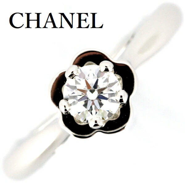 楽天市場】シャネル CHANEL リング カメリア ハーフエタニティ