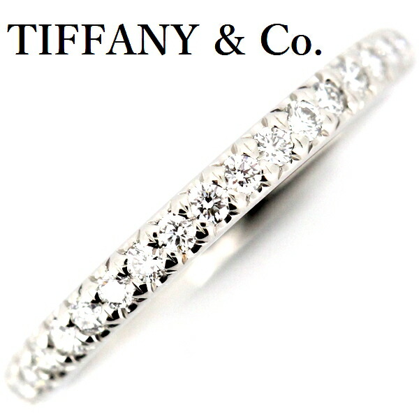 ティファニー ソレスト ダイヤモンド バンドリング 19P K18YG 5.5号 TIFFANY&Co. ティファニー ソレスト ダイヤモンド バンド リング 19P