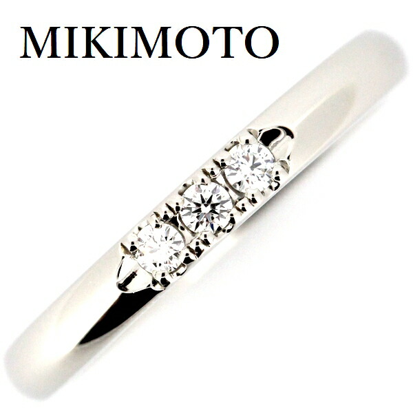 楽天市場】ミキモト MIKIMOTO リング ハーフエタニティ