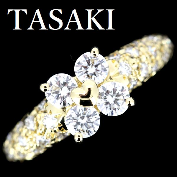 最新作売れ筋が満載 田崎真珠 TASAKI ダイヤモンド 0.68ct リング K18 買いファッション K18YG 0.04ct ミルウチ ダイヤモンドネックレス ネックレス