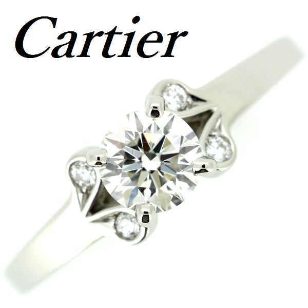 カルティエ バレリーナ ダイヤモンド 0.45ct H-VS1-3EX リング #47【中古】|株式会社シェリィー宝飾