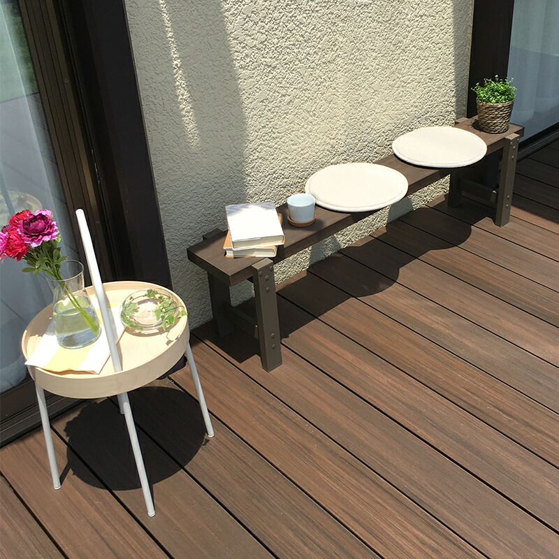 アウトドア ファニチャ ベンチ キャンプ場 レジャ テーブル 憩い エクステリア ガーデンファニチャー 椅子 ガーデニング 緑地 公園 公園 休憩所 ゴルフ場 店 店頭 人工木おしゃれガーデンベンチ1500 1500 280mm ウォルナット ブラウン系 チェア ベンチ 人工木