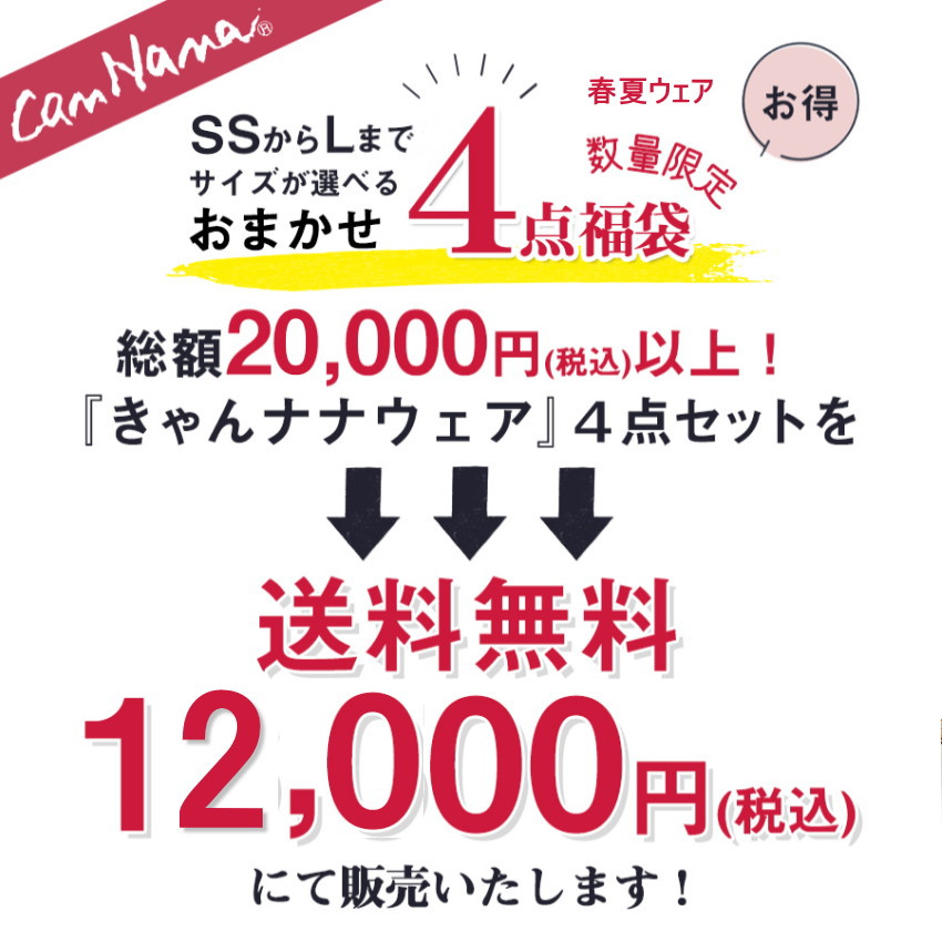 犬服 セール 夏服 ブランド キャンナナ 女の子用春夏ウェア4点セット お買い得 Sale 数量限定 即納 Ss Lサイズ 送料無料 メール便配送 ガールズ ビギナー向け Sermus Es