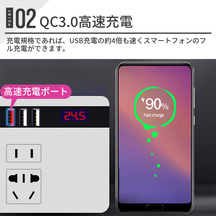 100 の保証 インバーター 12v 24v共用ac110vに変換 シガーソケット コンセント 車載用 Qc3 0 Usb 高速充電 急速充電 車 電源 車載インバーター コンパクト 小型 持ち運び 修正正弦波 車載充電器 電源タップ 停電 キャンプ アウトドア 車中泊グッズ 直流交流変換装置