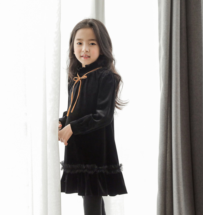 子供服 長袖ワンピース フォーマル 裏起毛 韓国子供服 ドレス ワンピースドレス 発表会 演奏会 ネイビー 長袖ワンピース 入園式 卒園式 入学式パーティ 韓国子供服 こどもドレス 100 110 1 130 140 150 160cm 女の子 全品13 Offクーポン2点以上で 子供服 長袖