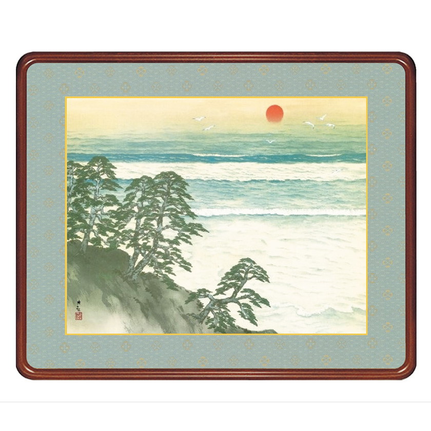 楽天市場】横山大観 「海暾」 複製絵画 額装 美術品 レプリカ