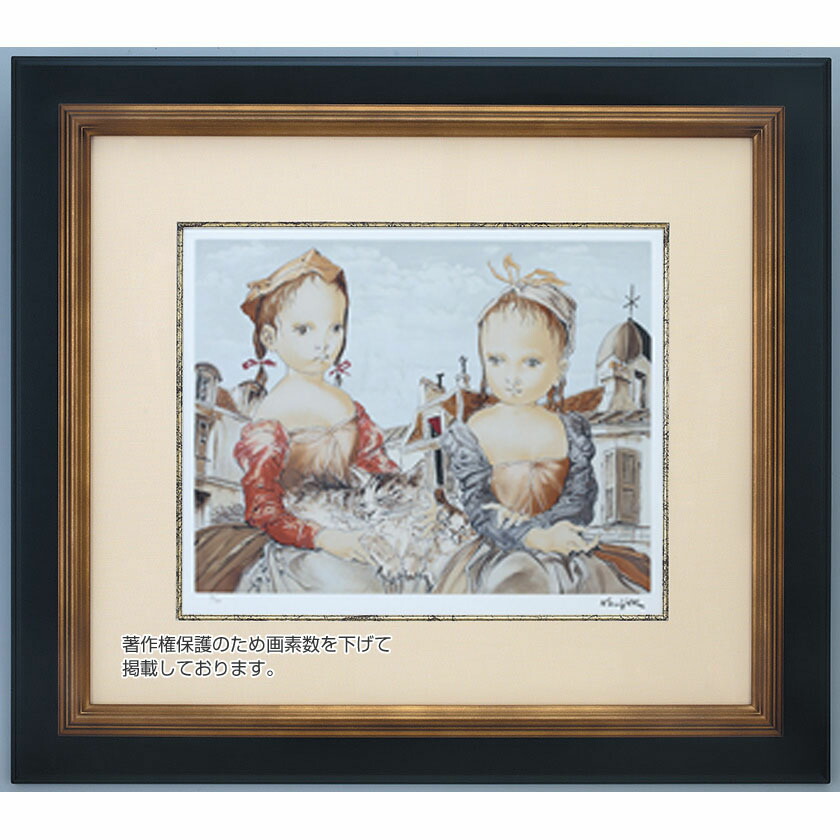 楽天市場】藤田嗣治『厨房の少女』シルクスクリーン版画 : 内田画廊