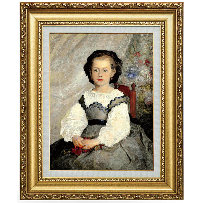 花を持つ少女　ルノワール　複製画 ルノワール 花を持つ少女 - メルカリ