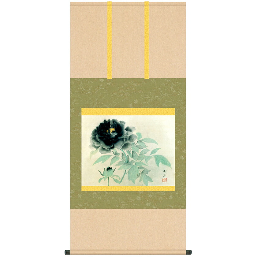 楽天市場】速水御舟 『墨牡丹』 高級額装 : 光ネット組合 楽天市場店