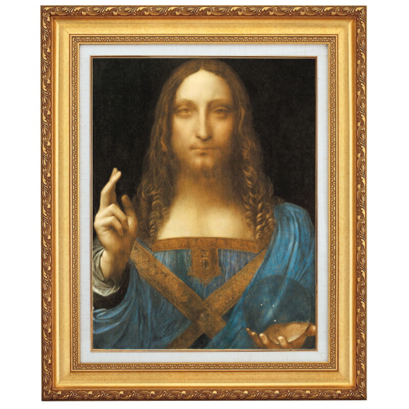 M▽レオナルド・ダ・ヴィンチ モナ・リザ レプリカ 複製画 (38223) モナ・リザ 【20号】 レオナルド・ダ・ヴィンチ 【 額縁が選べる
