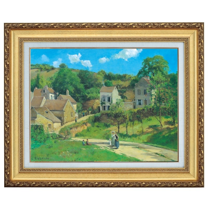 ピサロ エルミタージュの丘・ポントワーズ 10号 立体複製名画 美術品 インテリア｜光ネット組合 店 29,770円