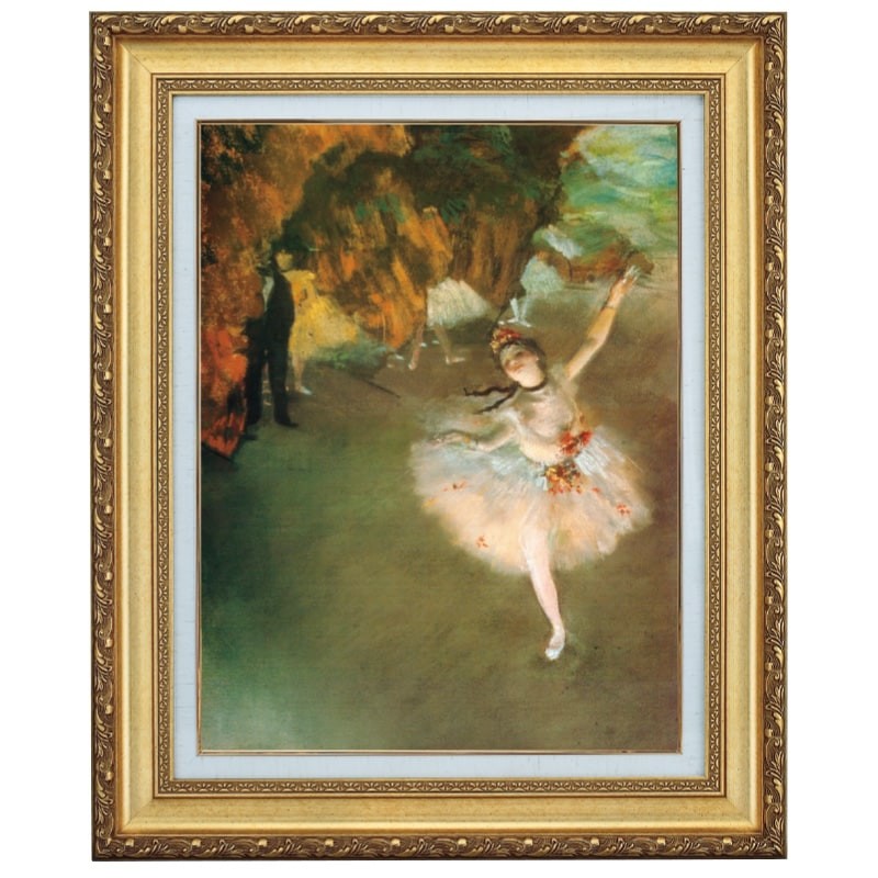 ドガ 舞台の踊り子 10号 立体複製名画 美術品 インテリア|光ネット組合 店