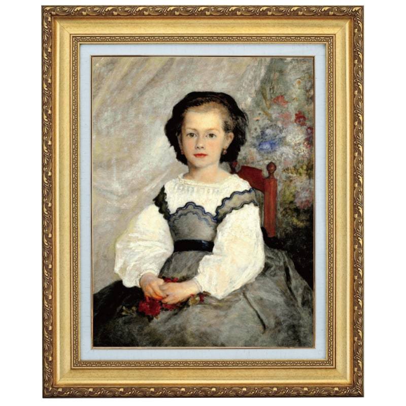 楽天市場】【受注生産品】 ルノワール【花持つ少女】［ac-707b］世界の