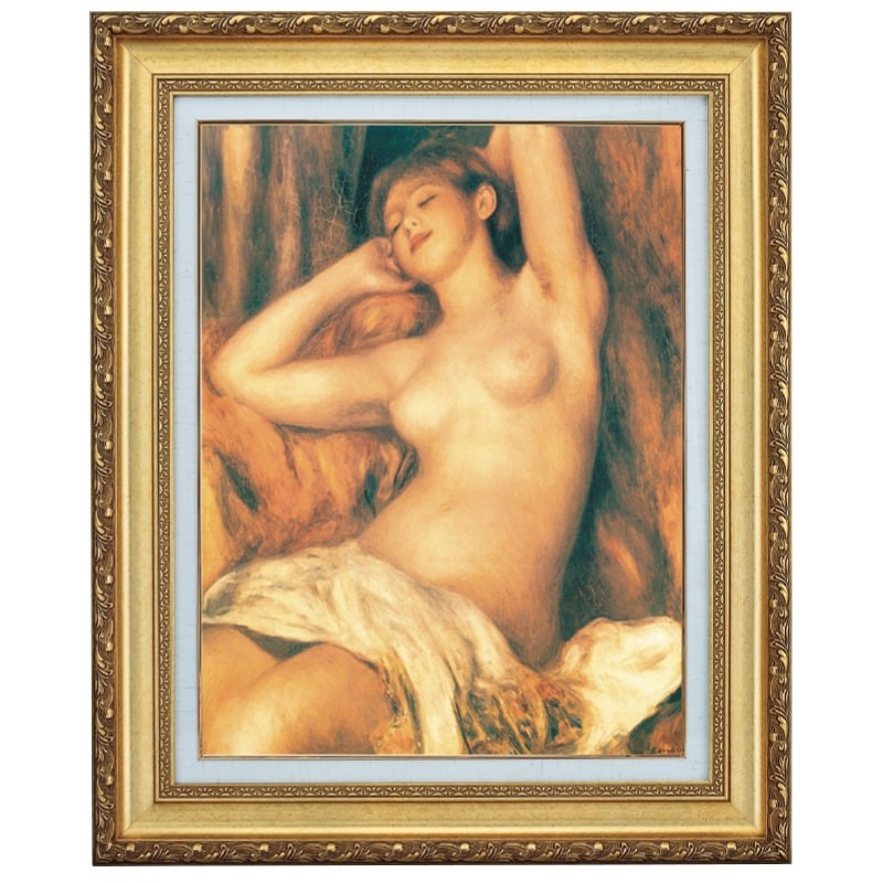 ルノワール 眠る裸婦 10号 立体複製名画 美術品 インテリア|光ネット組合 店