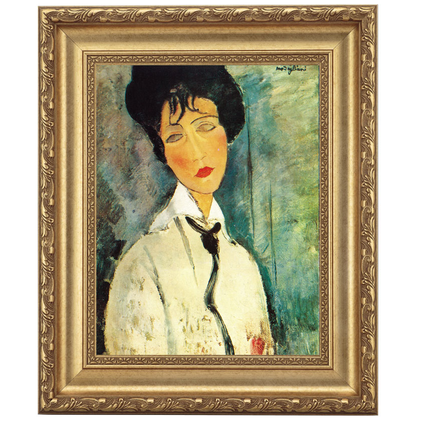 楽天市場】アメデオ・モディリアーニ「赤毛の女」10号 立体複製
