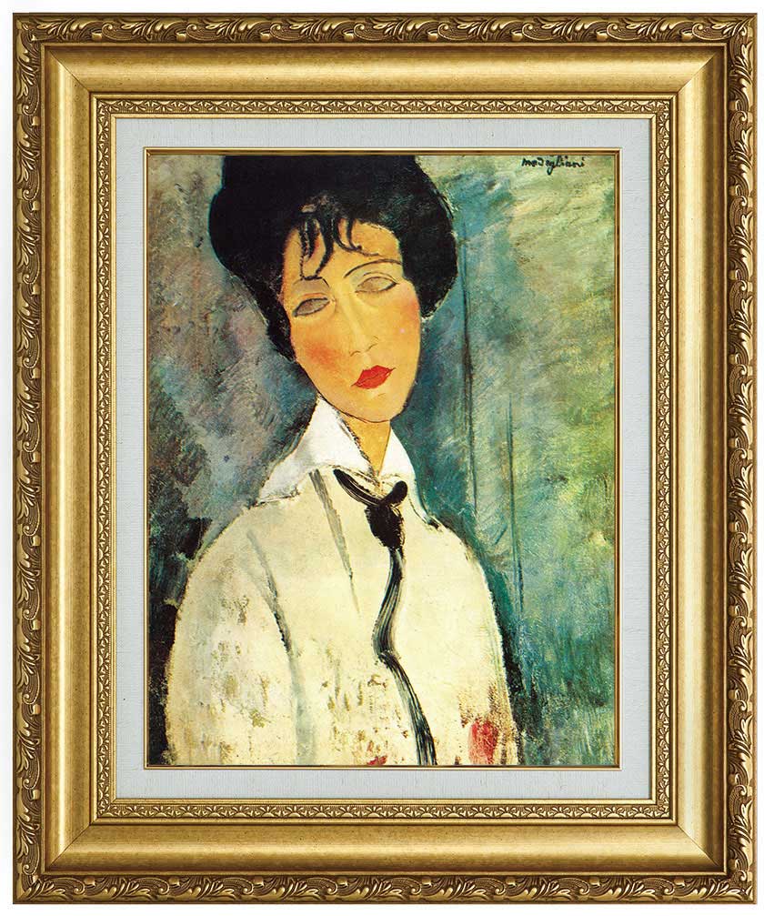 楽天市場】アメデオ・モディリアーニ「赤毛の女」10号 立体複製