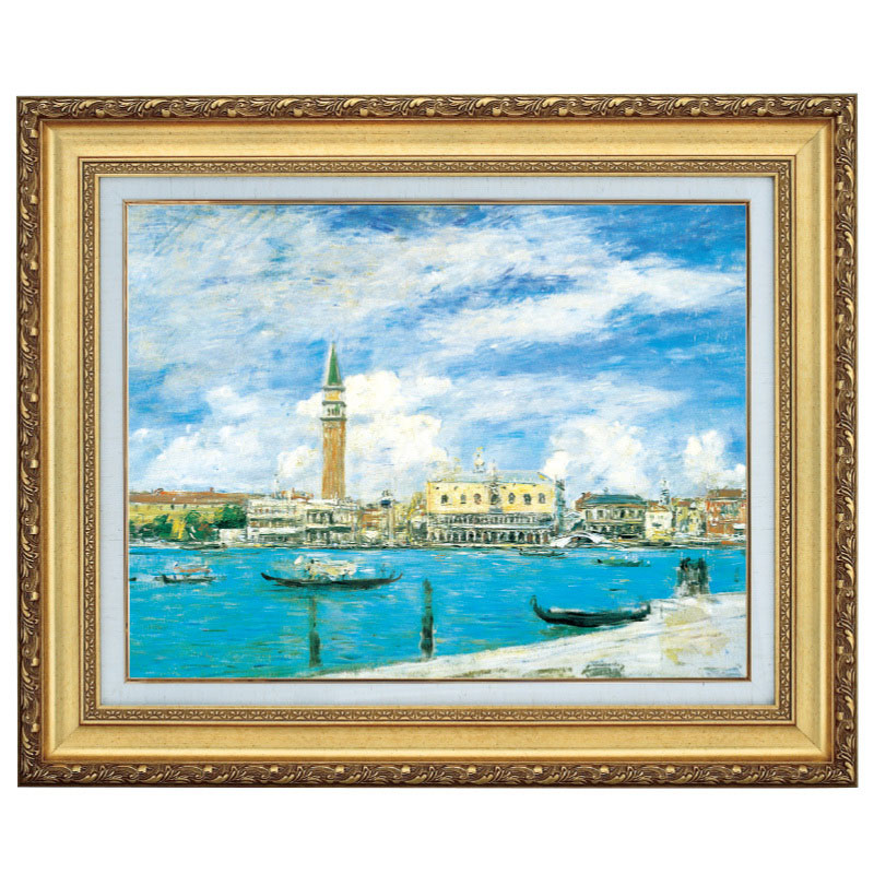 ウジェーヌ・ブーダン「ヴェニス」10号 立体複製名画 美術品 インテリア|光ネット組合 店