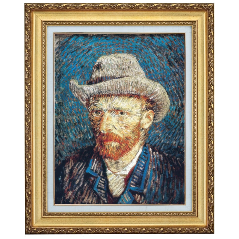 立体複製名画 ゴッホ 「自画像」 4号｜光ネット組合 店