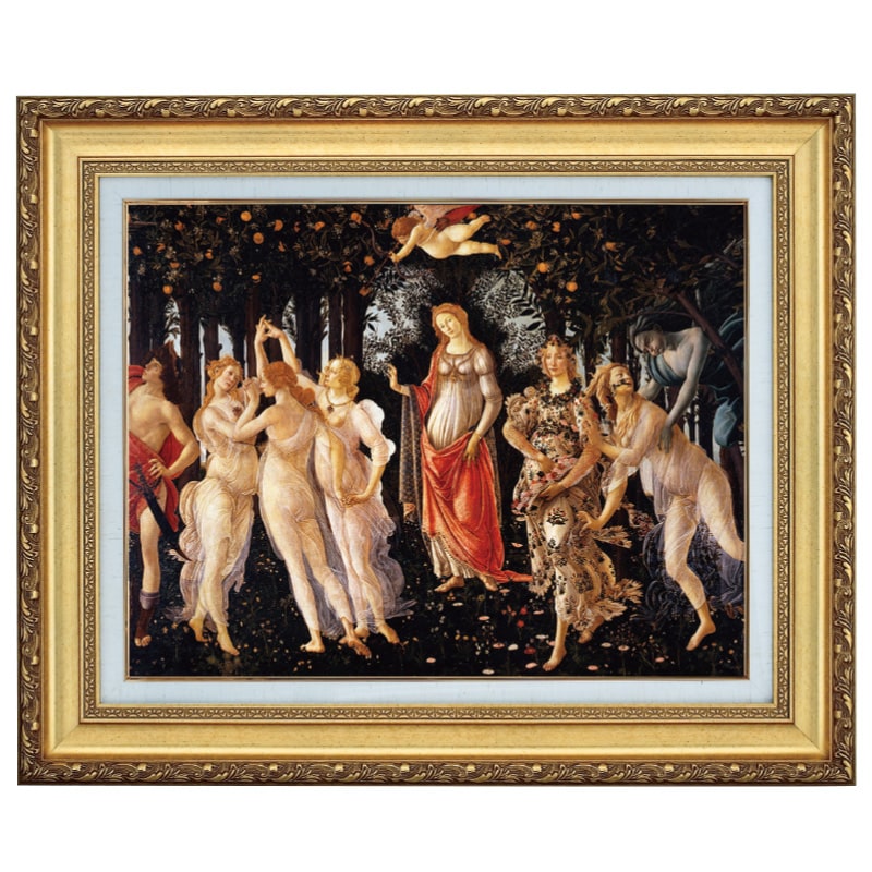 楽天市場】ボッティチェリ「ヴィーナス誕生」 4号サイズ 立体複製名画