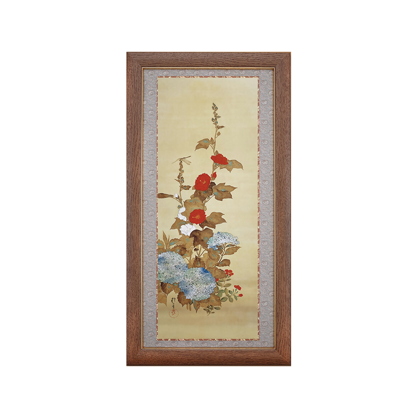 楽天市場】酒井抱一『十二か月花鳥図』三月『桜に雉子図』額 : 光
