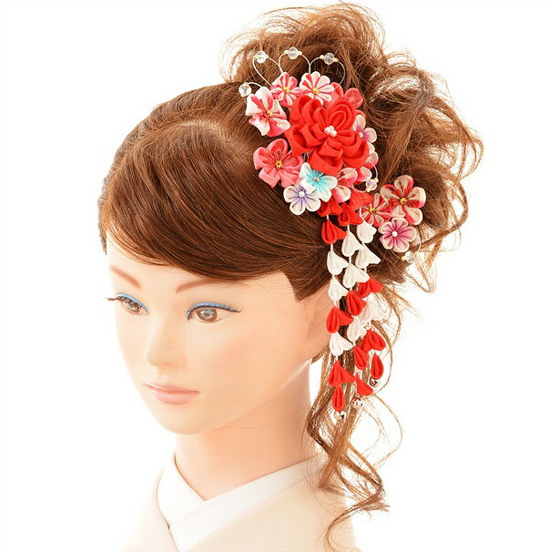 花 コサージュ 髪飾り 振袖 成人式 浴衣 1cj8015 髪飾り 10p09jul16 10p03dec16 京都かしいしょう 振袖 Rcp 振袖 袴 卒業式 ヘアアクセサリー 結婚式 婚礼 浴衣 振袖 成人式におすすめ髪かざり 和服 送料無料 髪