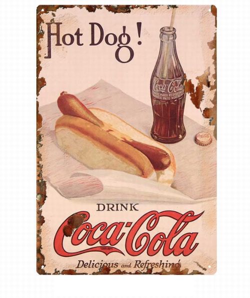 楽天市場】アメリカン雑貨 ブリキ看板 「ロイヤルクラウンコーラ ROYAL