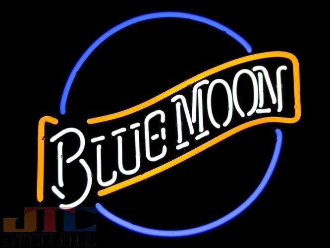 【海外直輸入商品・納期1週間~3週間程度】【全国送料送料無料・沖縄・離島を除く】A181 BLUE MOON LAGER BEER ブルームーン ネオン看板 ネオンサイン 広告 店舗用 NEON SIGN アメリカン雑貨 看板 ネオン管|JTCモール