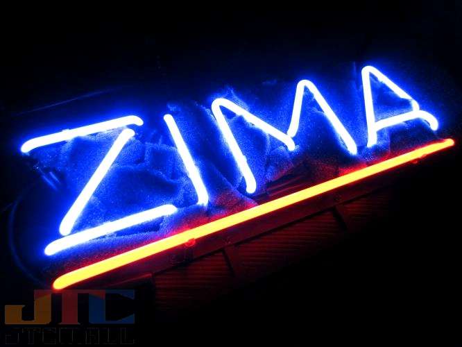 【楽天市場】【海外直輸入商品・納期1週間～3週間程度】【全国送料送料無料・沖縄・離島を除く】ZIMA ジーマ BAR ネオン看板 ネオンサイン 広告 店舗用 NEON SIGN アメリカン雑貨