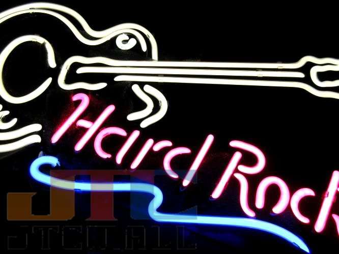 Hard Rock ハードロック ネオン看板 店舗用 ネオン管 ギター NEON 広告