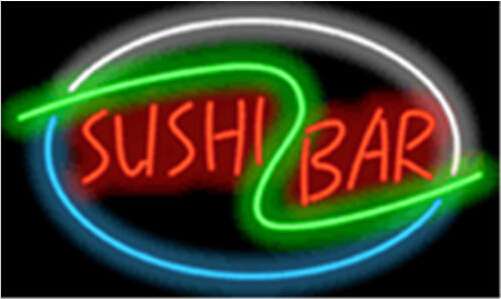 【海外直輸入商品・納期１週間～ ３週間程度】【全国送料送料無料・沖縄・離島を除く】特大ネオンサイン A162 SUSHI BAR 寿司 レストラン 広告 店舗用 NEON SIGN アメリカン雑貨 看板 ネオン管｜JTCモール