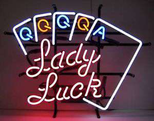 楽天市場】◇LADY LUCK OPEN NEON SIGN◇◇レディーラック・オープン