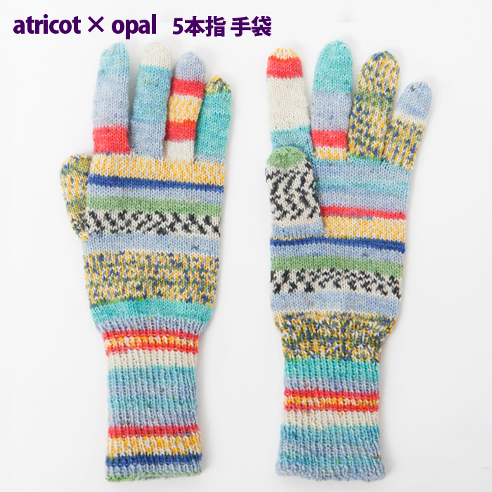 楽天市場 010 Atricot Opal 5本指の手袋 レシピ 竹あみ針と手芸用品のお店 趣芸