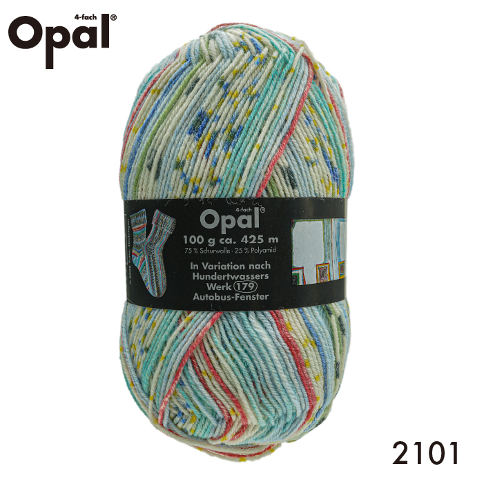 楽天市場】毛糸 Opal オパール 靴下用毛糸 Hundertwasser 2105てあみ 