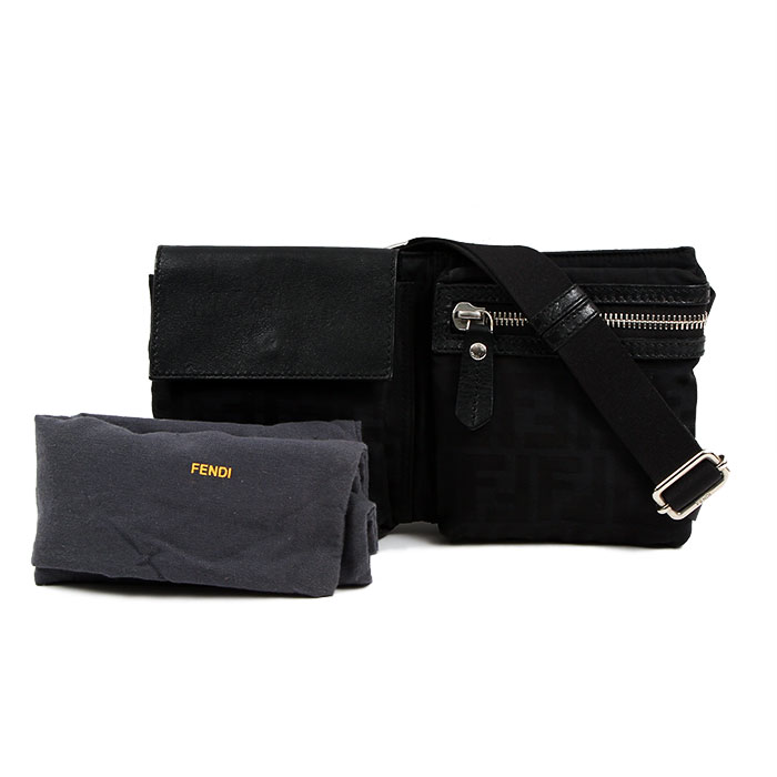 楽天市場】【バッグ】FENDI フェンディ ズッカ柄 ウエストポーチ