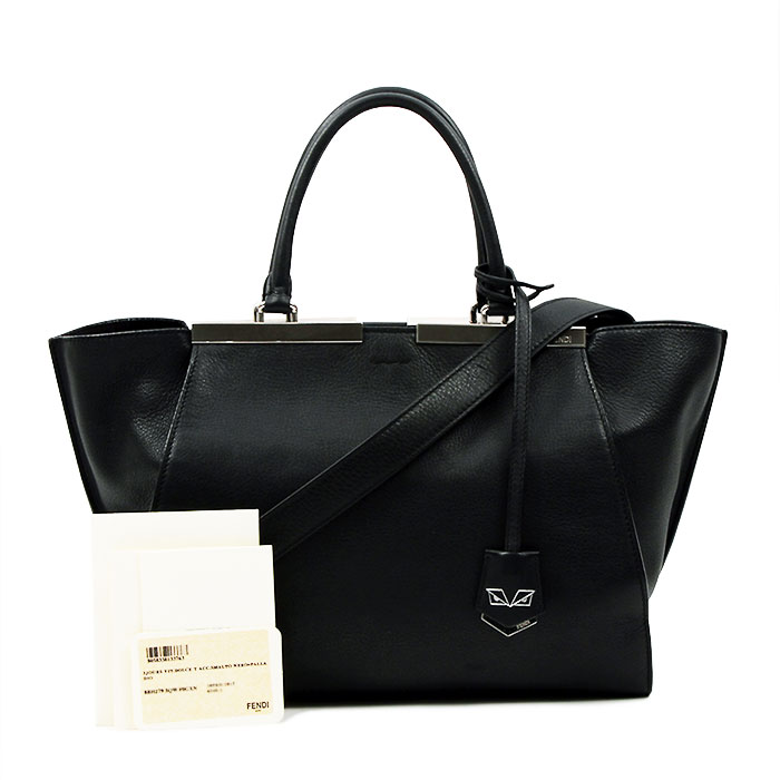 フェンディ FENDI トロワジュール 変わり種 8BH279 ハンドバック ショルダーバッグ 2WAY レディース 【中古】【貨物輸送無料】 ハンドバッグ-レディースバッグ