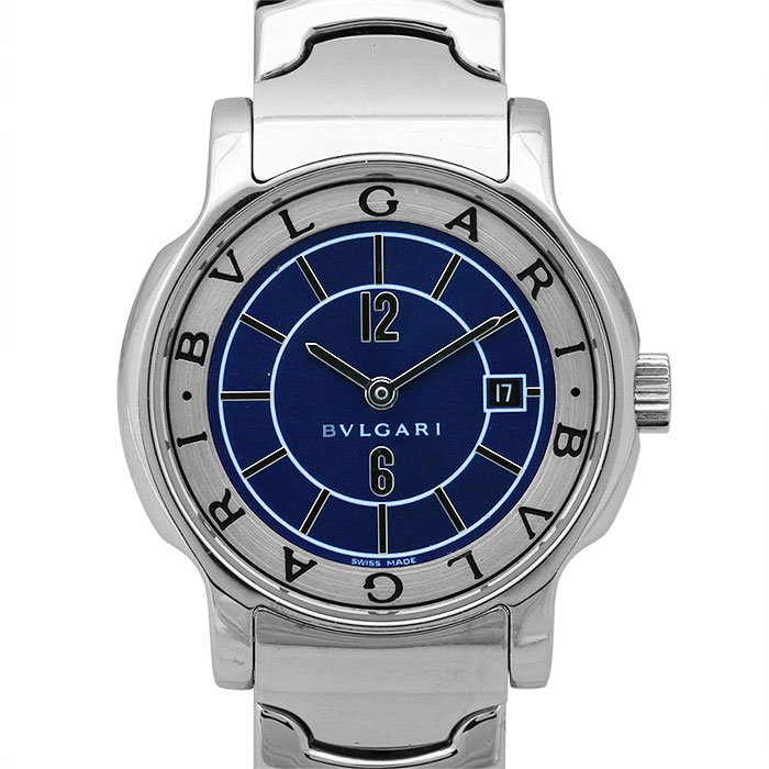 楽天市場】ブルガリ ST29S ソロテンポ クォーツ 腕時計 デイト 2針 青