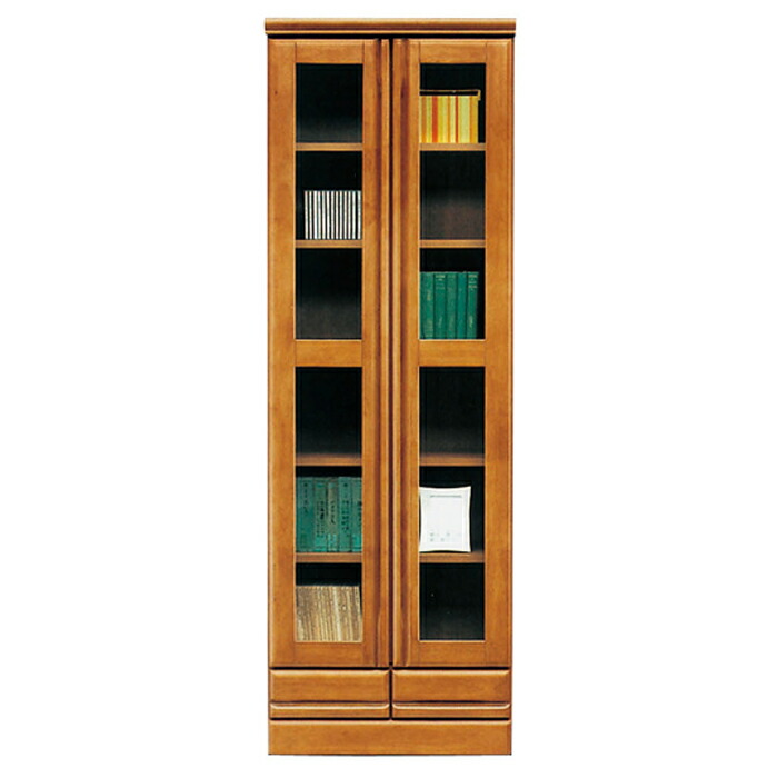 Kaguyatai Bookshelf Bookcase Gl Door With Slim Wooden Bookshelf Bookcase Gl Door With Slim Wooden Completed Domestic Magazine Rack Children Den Fashionable Doors Book