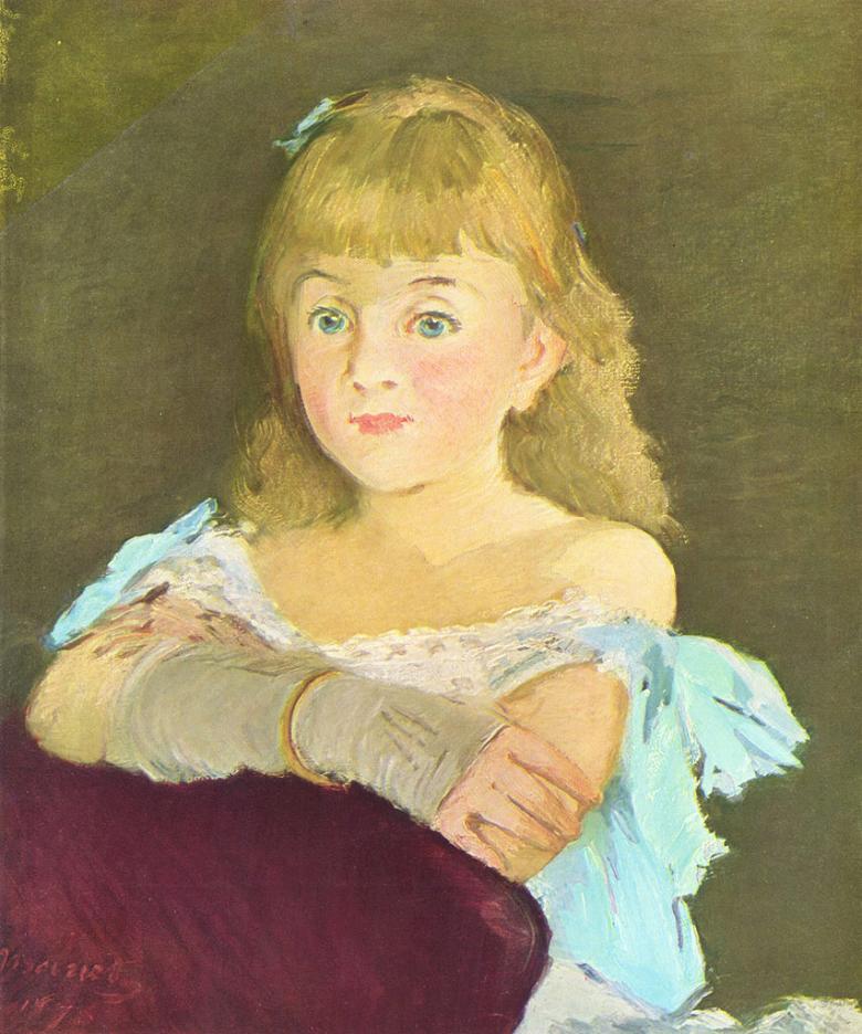 絵画 インテリア 額入り 壁掛け複製油絵エドゥアール・マネ 少女の肖像画 油彩画 複製画 選べる額縁 選べるサイズ|絵画販売のアートギャラリー南青山