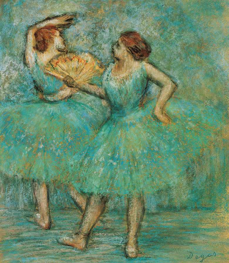 絵画 インテリア 額入り 壁掛け複製油絵エドガー・ドガ 二人のバレリーナ 油彩画 複製画 選べる額縁 選べるサイズ｜絵画販売のアートギャラリー南青山
