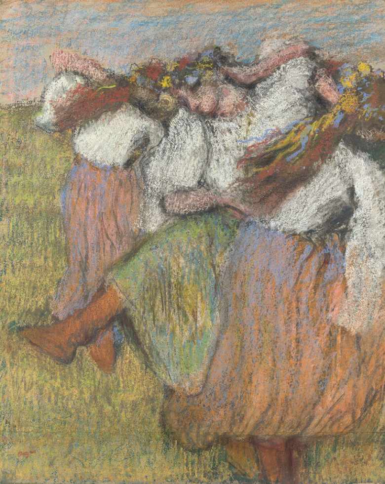 絵画 インテリア 額入り 壁掛け複製油絵エドガー・ドガ ロシアの踊り子 油彩画 複製画 選べる額縁 選べるサイズ|絵画販売のアートギャラリー南青山