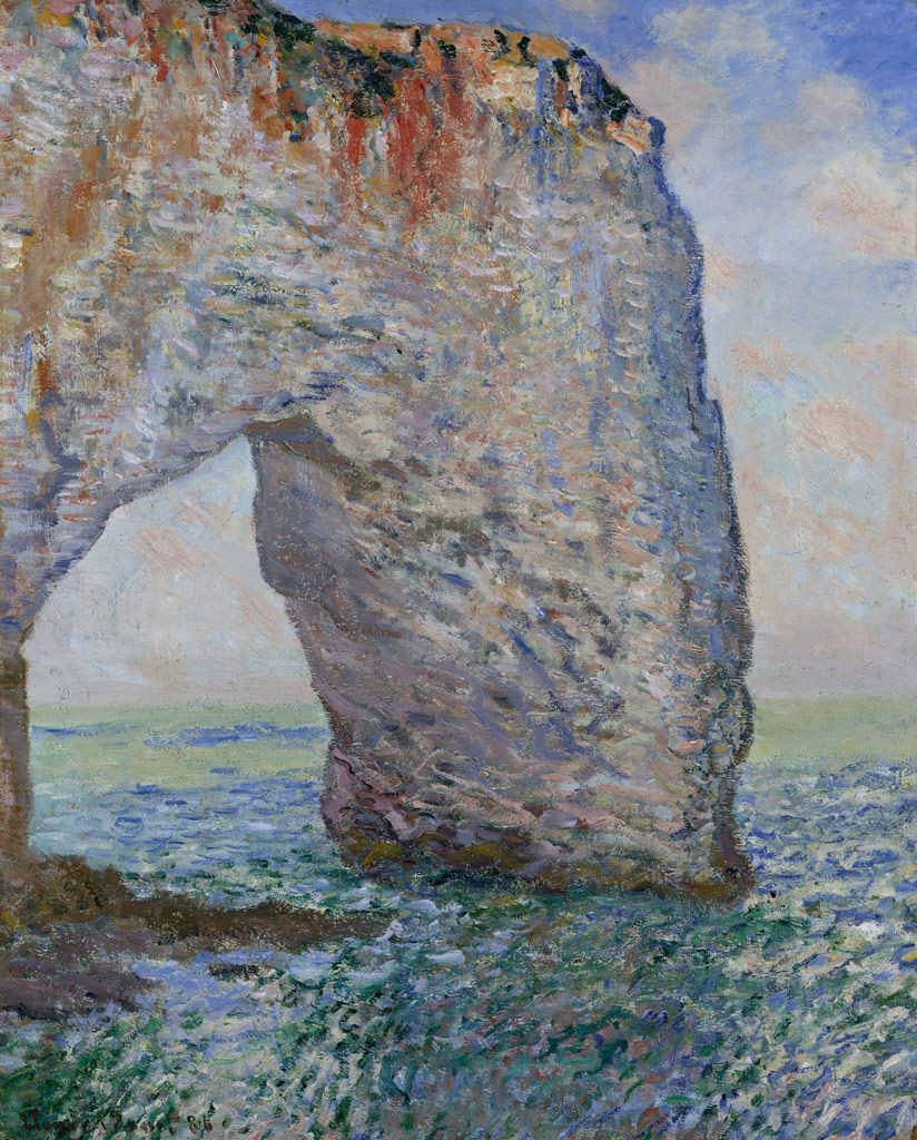 【送料無料】絵画 油彩画複製油絵複製画/クロード・モネ エトルタ付近のマンヌポルト 【すぐに飾れる豪華額縁付 キャンバス】|絵画販売のアートギャラリー南青山