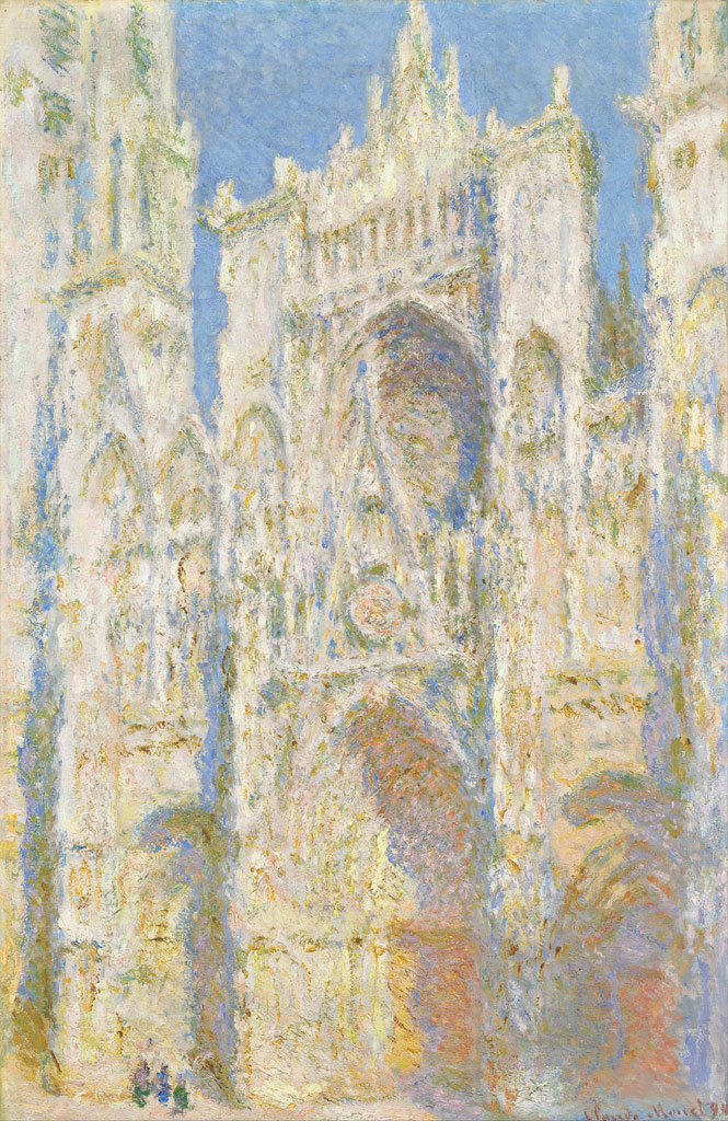 【送料無料】絵画 油彩画複製油絵複製画/クロード・モネ ルーアン大聖堂（太陽光） 【すぐに飾れる豪華額縁付 キャンバス】｜絵画販売のアートギャラリー南青山